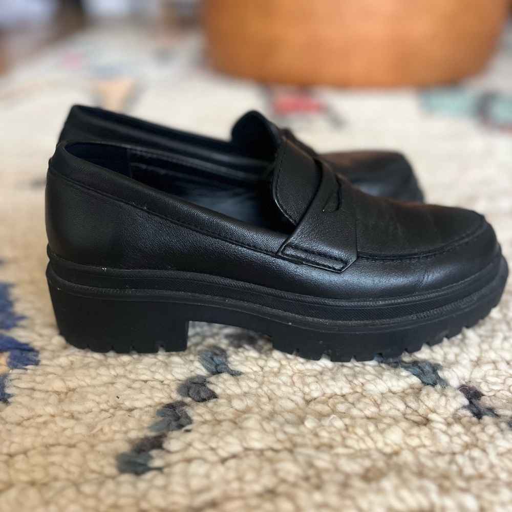 Portland Leather Patina Zoe Chunky Loafers - Picture 3 of 12